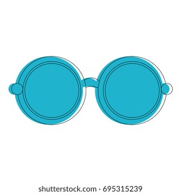 hippie glasses icon