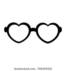hippie glasses icon