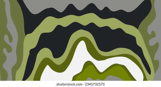 Hippie groovy psychedelic wave, great design for any purposes. 