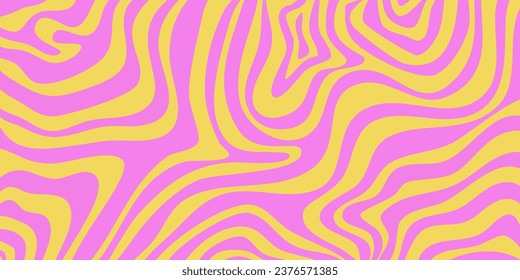 Hippie groovy psychedelic wave, great design for any purposes. 