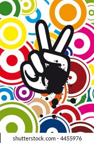 Hippie Hand, vector