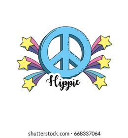 hippie icon design