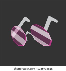 hippie como gafas para juegos