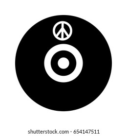 hippie long play icon