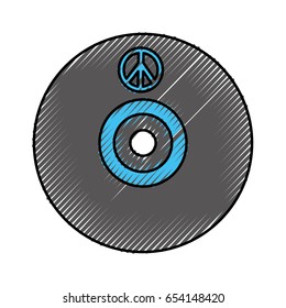 hippie long play icon