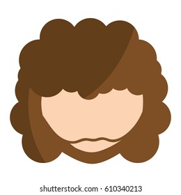 hippie man face with moustache