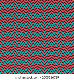 Hippie Missoni bright color vector seamless repeat pattern.