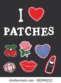 hippie patches collection