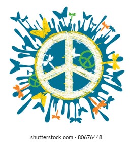 hippie peace symbol