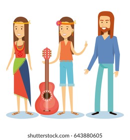 Hippie people design