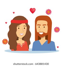 Hippie people design