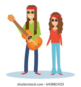 Hippie people design