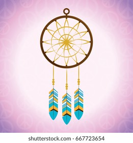 Hippie retro style background