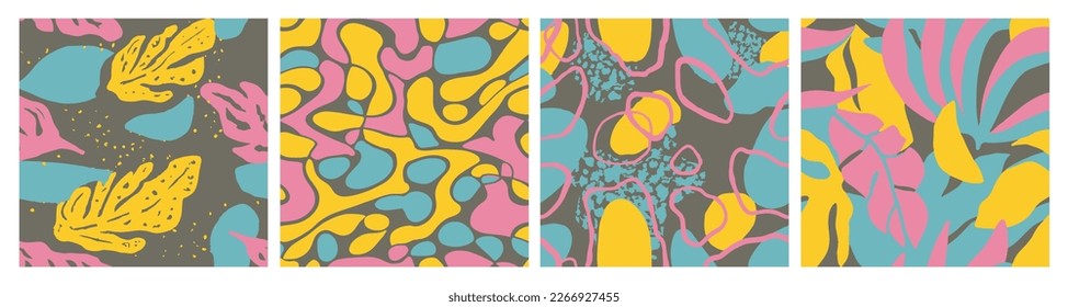 Hippie Seamless Classic Retro Style Design. Light Continuous Abstract Natural Fabrics, Seamless Art. Vivid Repetitive Elegant Decorative Illustration Backdrop. 