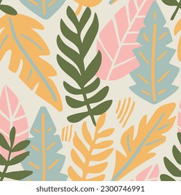 Hippie Seamless Classic Simple Element Design. Decoración De Muelle De La Naturaleza Continua Pastel, Vector Sin Marea. Gradiente Fondo Textil Artista de Verano Repetido. 