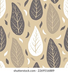 Hippie Seamless Creative Beautiful Artwork Art. Vibrant Endless Decoration Jungle Style, Seamless Pattern. Orange Seamless Classic Flora Quill Texture. 