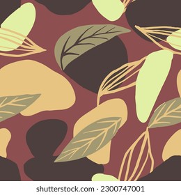 Hippie Seamless Nature Blossom Decor Vector. Colorful Endless Summer Beauty Paint, Seamless Pattern. Light Repeated Abstract Simple Surface Design. 