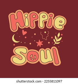 Hippie Soul Sticker for Free spirits