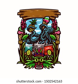 Hippie Style Ice Cream design illustrations using a hand drawing style
continued with digital coloring, this is a combination of hand drawing style and digital color