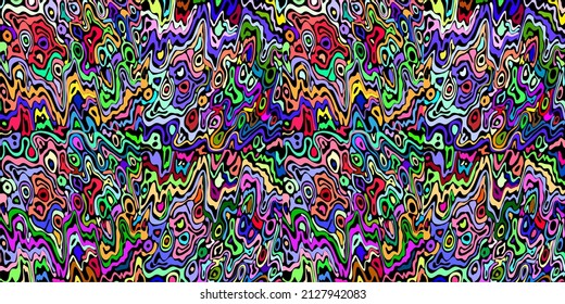 Papel hippie estilo psicodélico, fondo 