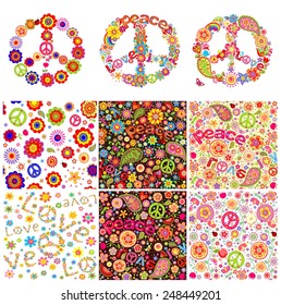 Hippie symbolic design