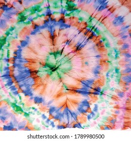 Paint Brush Tie Dyed