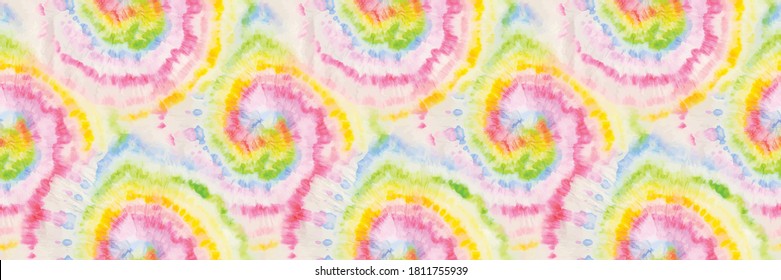 Hippie Tie Dye Swirl  Vector Paint  Seamless Gradient Circle  Multi Seamless Pattern  Multi Swirl Watercolor  Tie Dye Peace Circle  Spiral Dyed Tie Dye  Saturated Tie Dye Repeat  Old Spiral Background