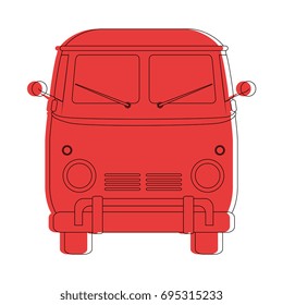 hippie van icon