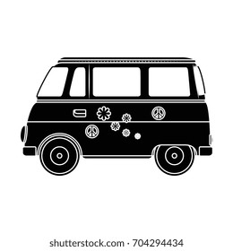 hippie van icon