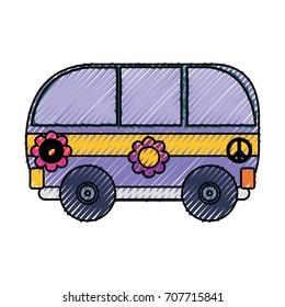 hippie van icon