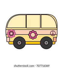 hippie van icon