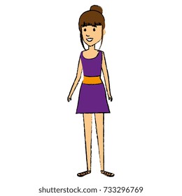hippie woman avatar character