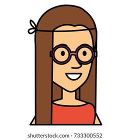 hippie woman avatar character