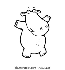 hippo cartoon