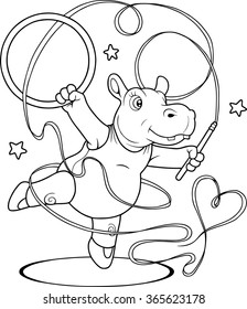 hippo gymnast
