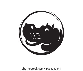 Hippo head icon