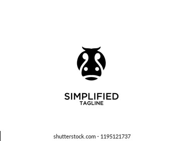 hippo outline unique logo icon designs vector