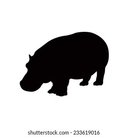 Hippo silhouette