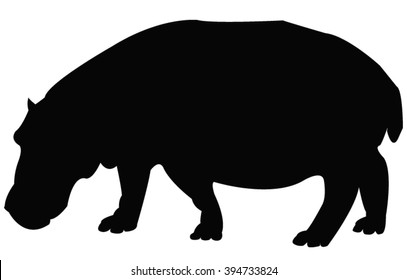 5,137 Hippo silhouette Images, Stock Photos & Vectors | Shutterstock