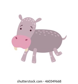 Dibujo infantil estilizado de Hippo