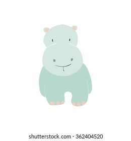 Hippo Vector Illustration