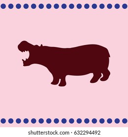 Hippo vector illustration