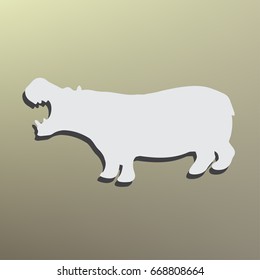 Hippo vector illustration