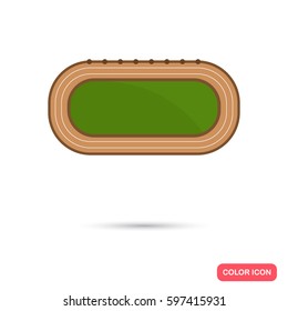 Hippodrome color flat icon for web and mobile design