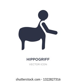 hippogriff icon on white background. Simple element illustration from People concept. hippogriff sign icon symbol design.