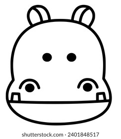 hippo,hippopotamus,wild animals,jungle,animal,animals,zoology,wild life,zoo,face,safari,baby animal,icon,fowl symbol,kids animal