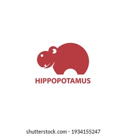hippopotamus animal logo design.
mascot logo