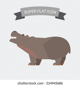Hippopotamus icon