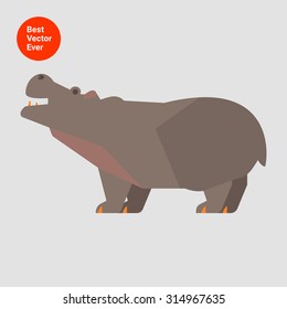 Hippopotamus icon