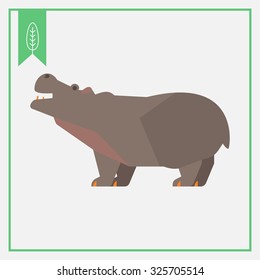 Hippopotamus icon